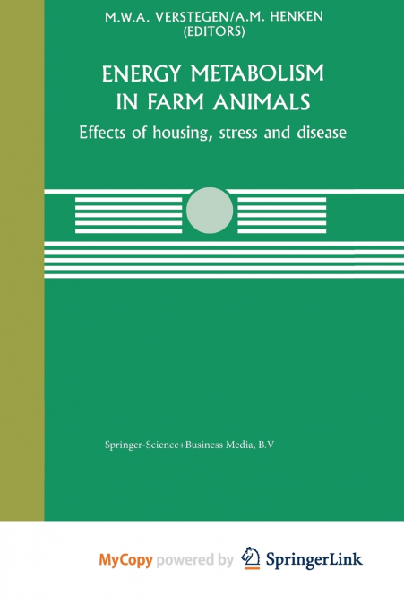 Energy Metabolism in Farm Animals