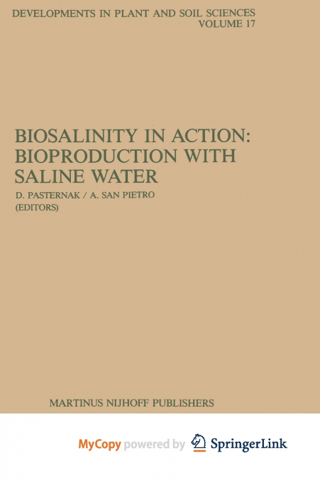 Biosalinity in Action