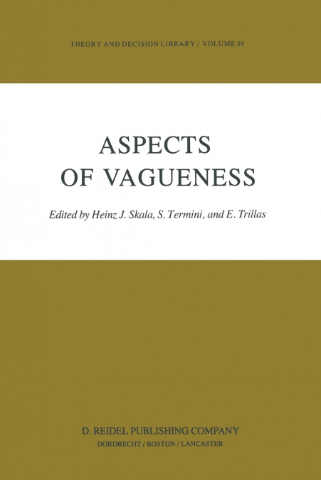 Aspects of Vagueness