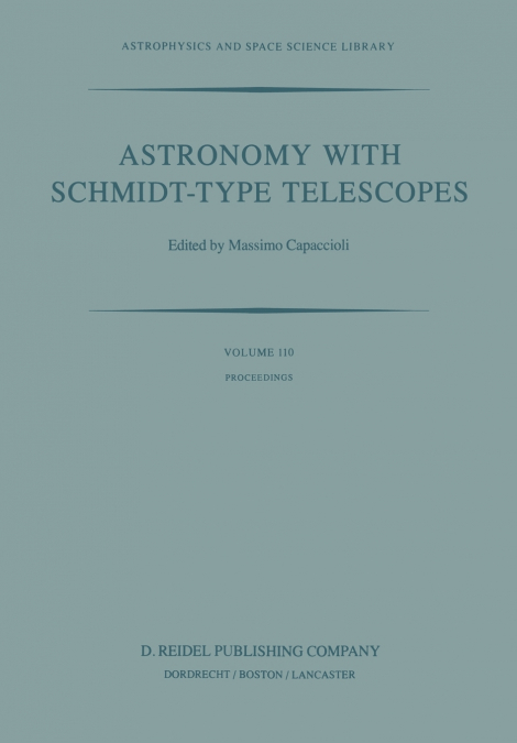 Astronomy with Schmidt-Type Telescopes