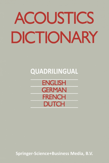 Acoustics Dictionary