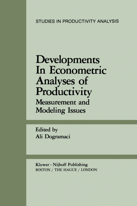 Developments in Econometric Analyses of Productivity