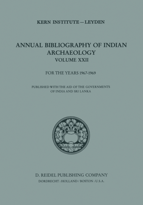 Annual Bibliography of Indian Archaeology