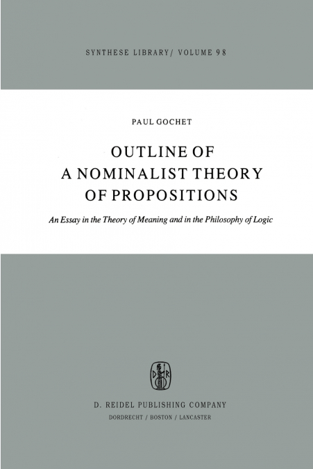 Outline of a Nominalist Theory of Propositions