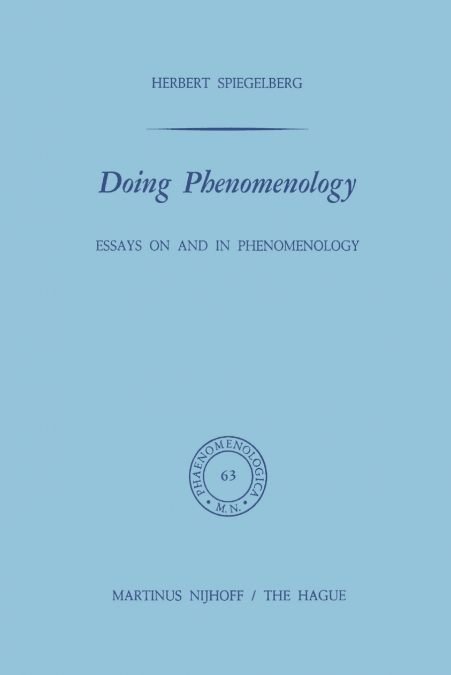Doing Phenomenology