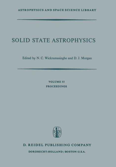 Solid State Astrophysics