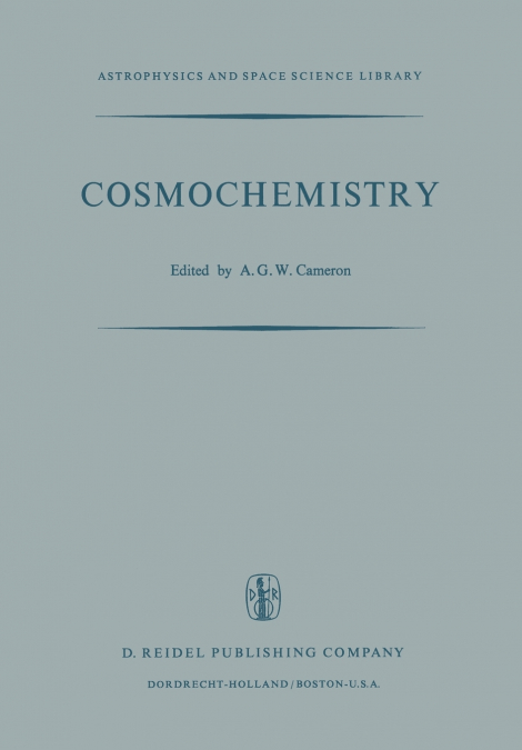 Cosmochemistry