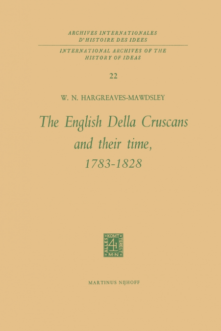The English Della Cruscans and Their Time, 1783-1828