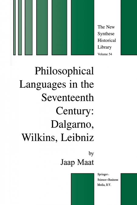 Philosophical Languages in the Seventeenth Century