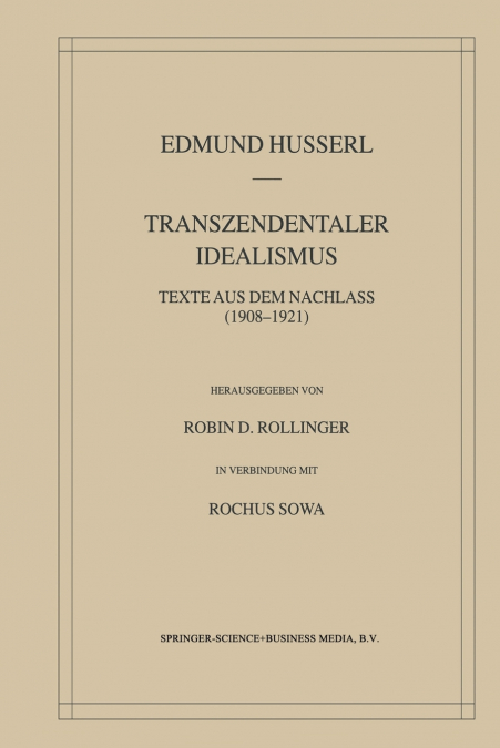 Transzendentaler Idealismus