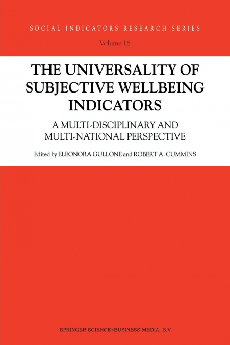 The Universality of Subjective Wellbeing Indicators