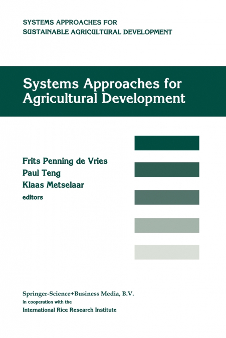Systems approaches for agricultural development
