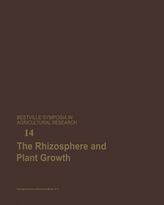 The Rhizosphere and Plant Growth