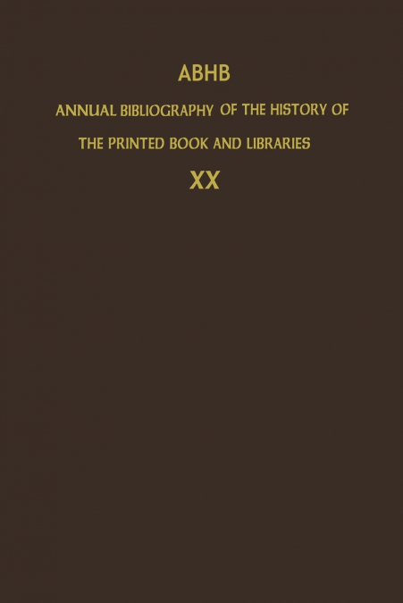 ABHB Annual Bibliography of the History of the Printed Book and Libraries
