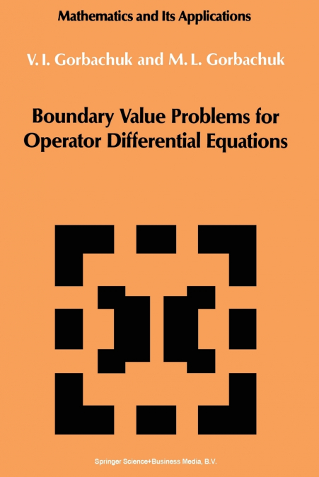 Boundary Value Problems for Operator Differential Equations