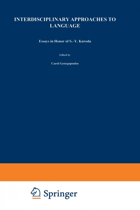 Interdisciplinary Approaches to Language