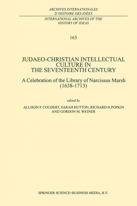 Judaeo-Christian Intellectual Culture in the Seventeenth Century