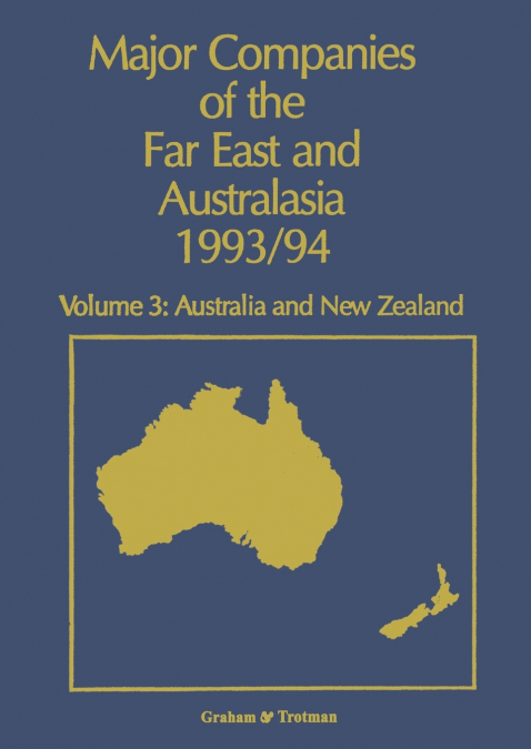 Major Companies of the Far East and Australasia 1993/94