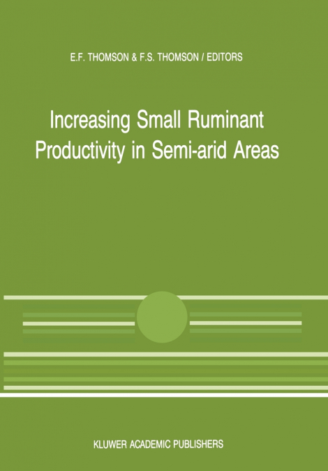 Increasing Small Ruminant Productivity in Semi-arid Areas