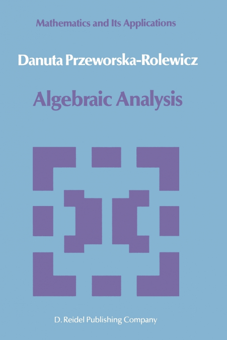 Algebraic Analysis