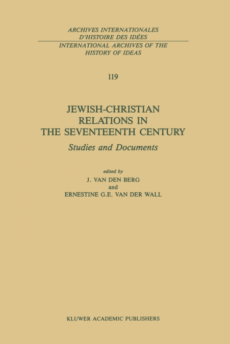 Jewish-Christian Relations in the Seventeenth Century