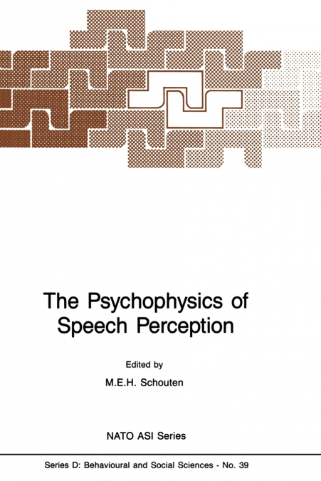 The Psychophysics of Speech Perception
