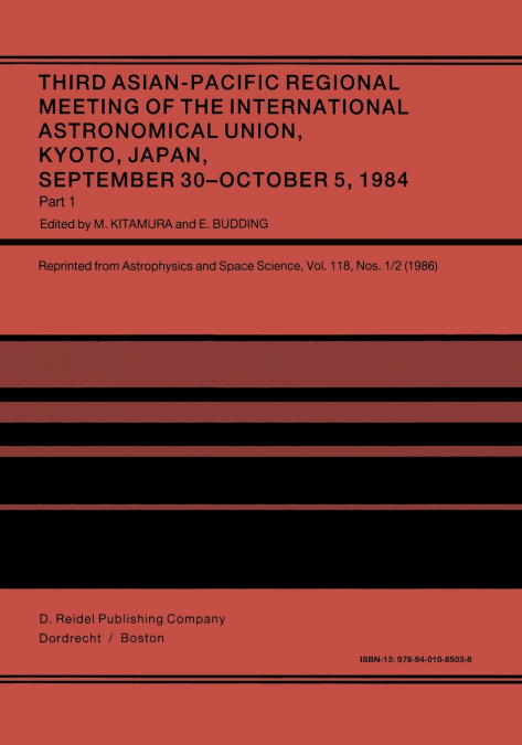 Third Asian-Pacific Regional Meeting of the International Astronomical Union