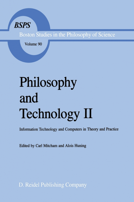 Philosophy and Technology II