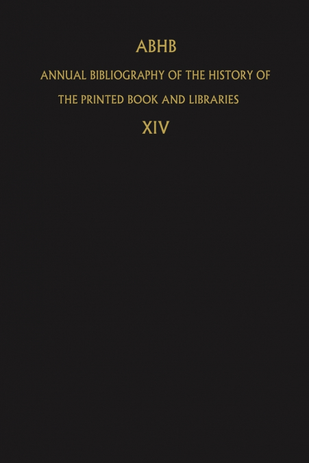 ABHB Annual Bibliography of the History of the Printed Book and Libraries
