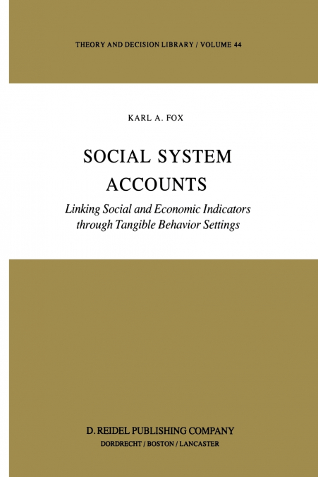 Social System Accounts
