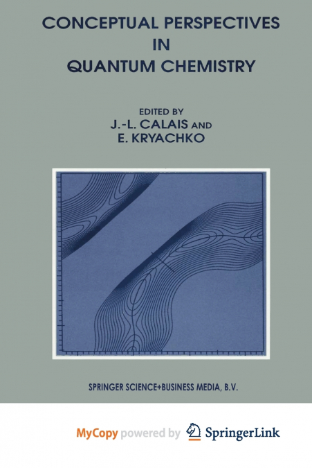 Conceptual Perspectives in Quantum Chemistry
