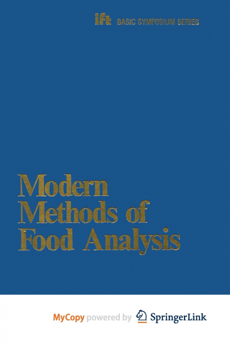 Modern Methods of Food Analysis