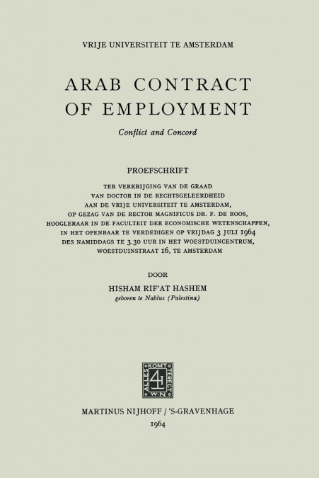 Arab Contract of Employment