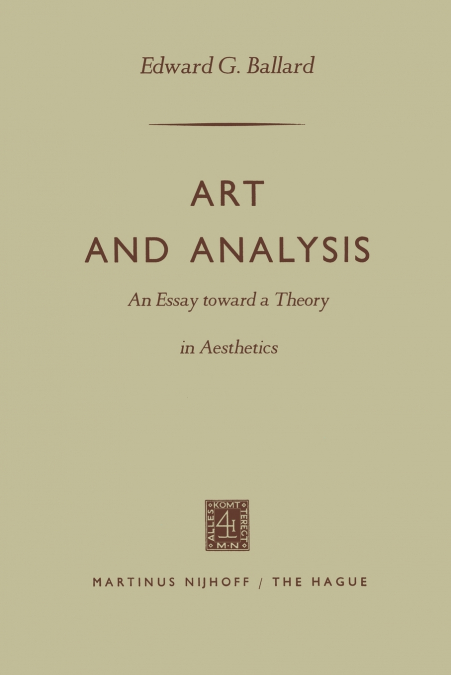 Art and Analysis