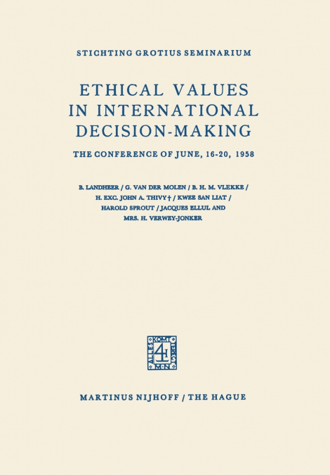 Ethical Values in International Decision-Making