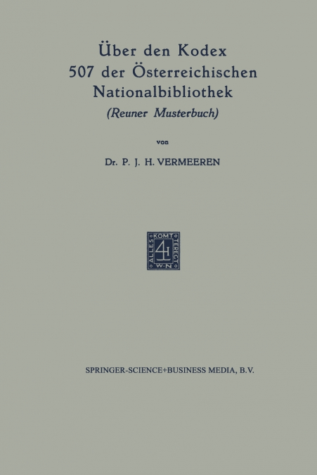 Uber Den Kodex 507 Der Osterreichischen Nationalbibliothek