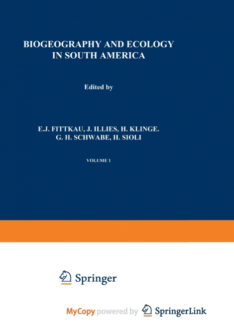 Biogeography and Ecology in South America