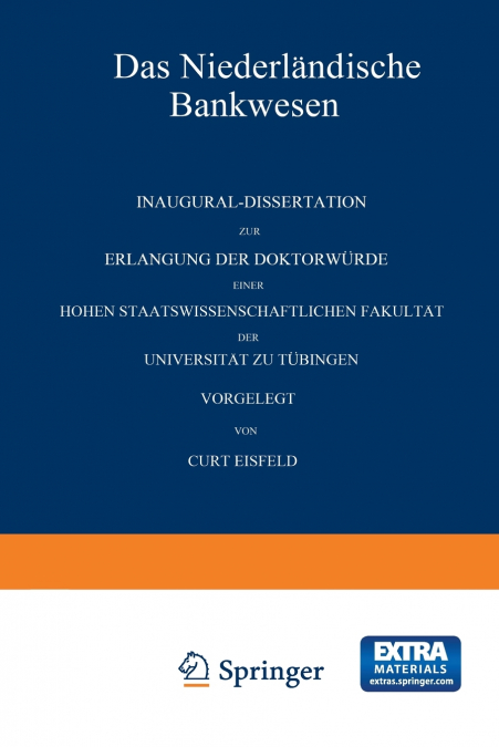 Das Niederlandische Bankwesen