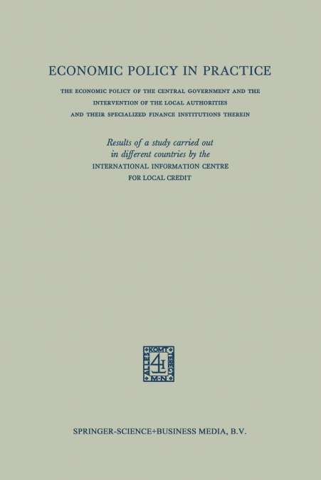 Economic policy in practice