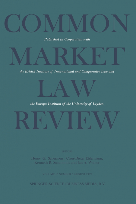 Common Market Law Review