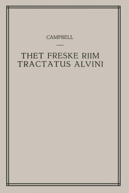 Thet Freske Riim Tractatus Alvini