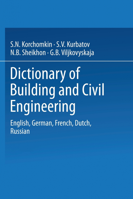 Dictionary of Building and Civil Engineering