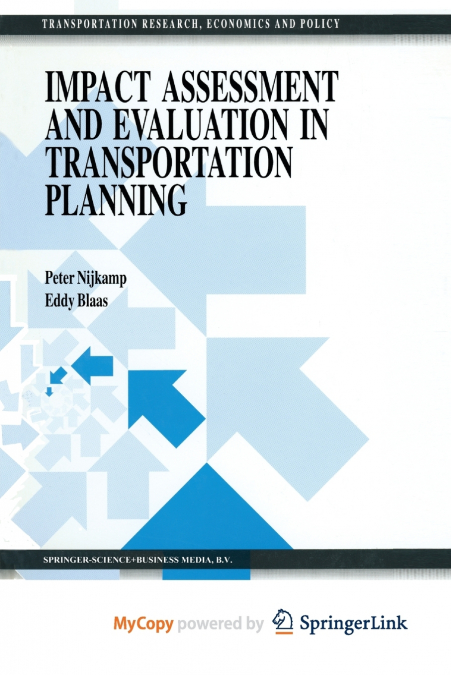 Impact Assessment and Evaluation in Transportation Planning