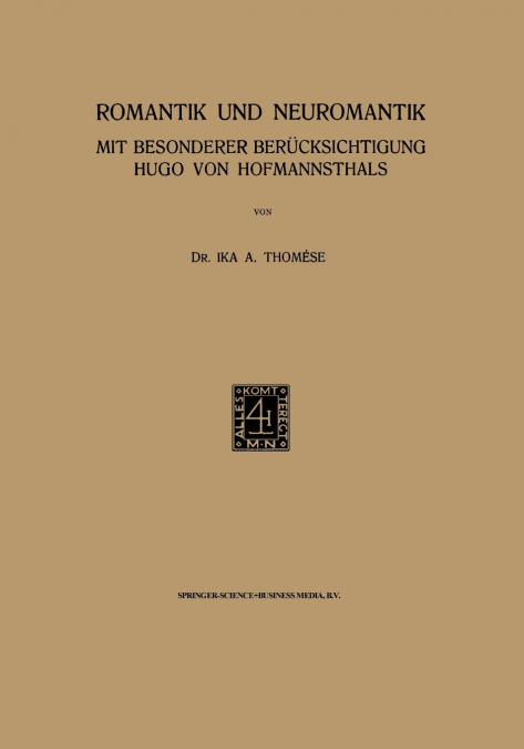 Romantik und Neuromantik