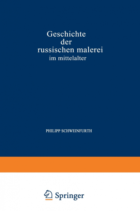 Geschichte Der Russischen Malerei Im Mittelalter