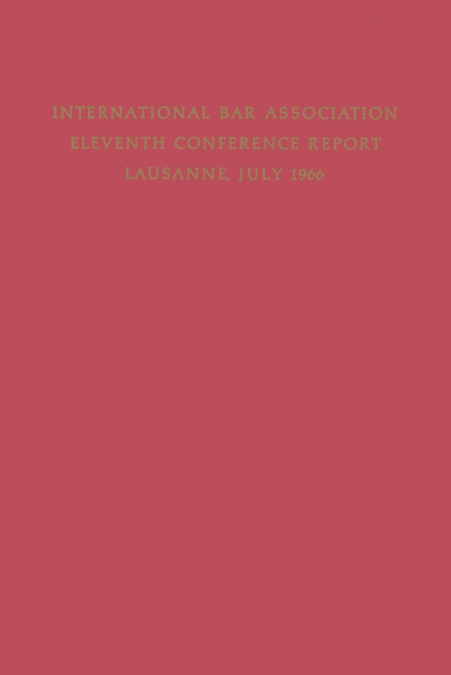 Eleventh Conference of the International Bar Association