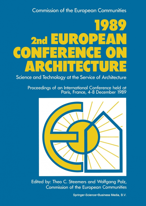 1989 2nd European Conference on Architecture