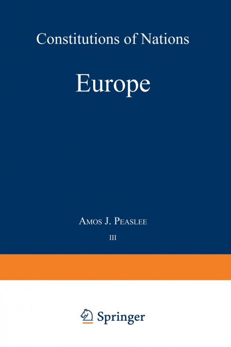 Volume III Europe