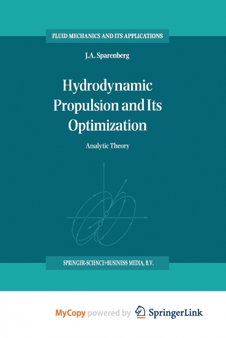 Hydrodynamic Propulsion and Its Optimization