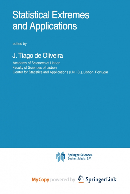 Statistical Extremes and Applications